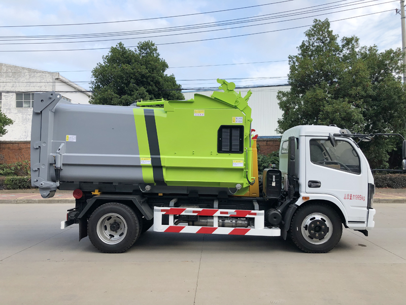 中潔牌XZL5120ZXX6型車(chē)廂可卸式垃圾車(chē)